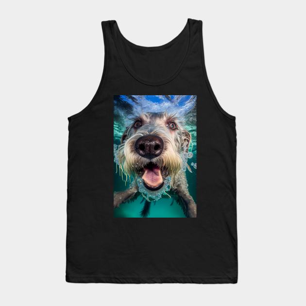 Dogs in Water #10 Tank Top by MarkColeImaging